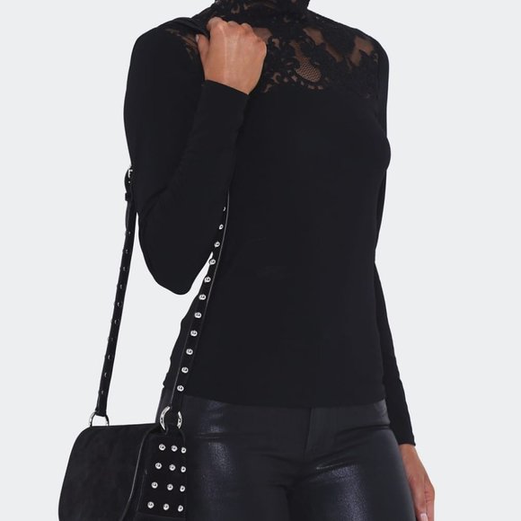 ALEXANDER WANG Mini Lia Suede Saddle Bag - Picture 8 of 10